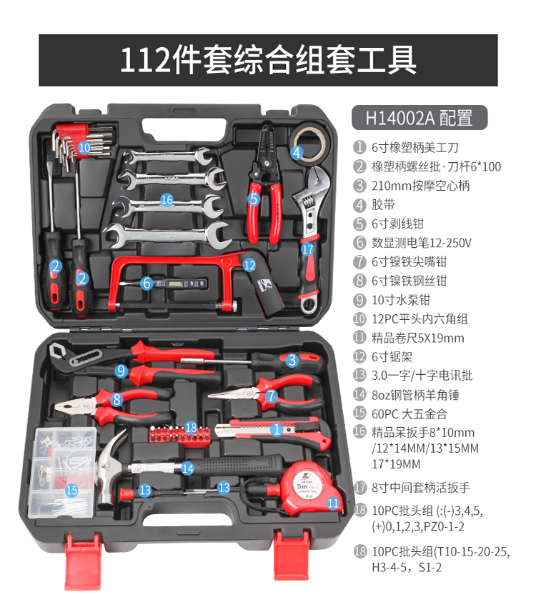 綜合五金工具套裝