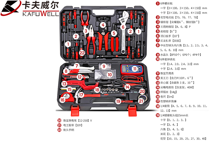 卡夫威爾,電工工具箱,工具箱