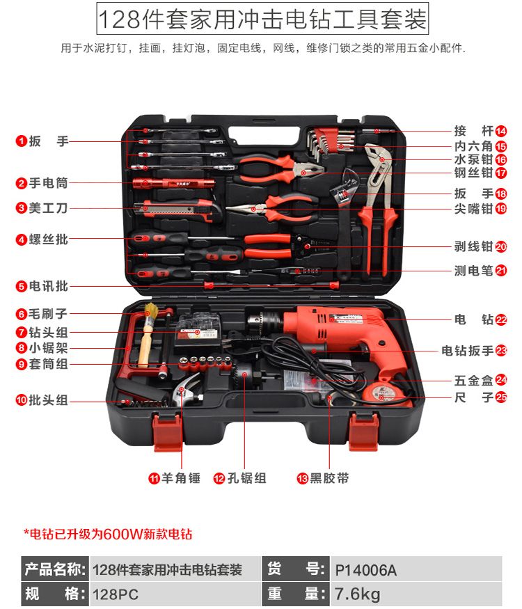 家庭用電動工具套裝